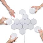 접촉 선물 DIY 애인을 위해 과민한 LED Quantum 벽 램프 플라스틱 6각형
