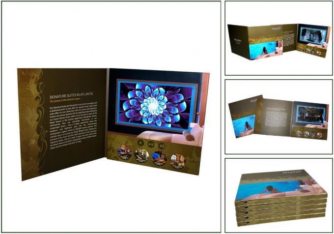 7 인치 tft lcd 비디오 카드 영상 인사장