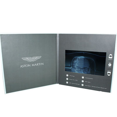 사업 선물 5&quot; IPS 스크린 영상 소책자, 영상 소책자 카드, Lcd 210x165mm UV 소책자 인쇄를 가진 영상 소책자 카드