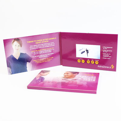 VIF 휴대용 광고 영상 폴더 터치스크린 7 인치 영상 소책자 영상 마케팅 선수 인사장