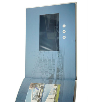 2GB LCD 영상 소책자 주문 선물 인사장 7&quot; 재충전용 리튬 전지