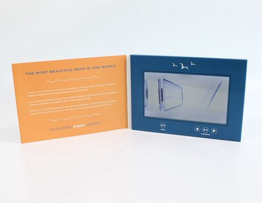 Fastival Gift LCD Video Brochure With 2GB Memory , 10.1 Inch Lcd Video Greeting Card