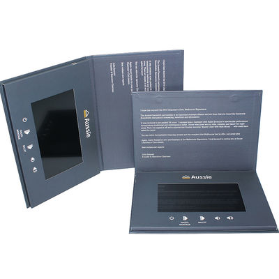 Custom Buttons Control LCD Video Brochure , IPS LCD Screen Video Brochure