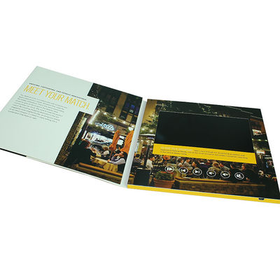 7 Inch LCD Video Greeting Card Custom Fashion Design With A5 Paper Digital Picture Frame
