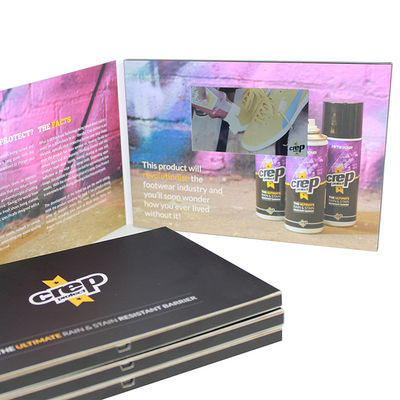 7 Inch LCD Video Greeting Card Custom Fashion Design With A5 Paper Digital Picture Frame