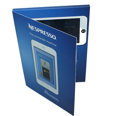 7 Inch LCD Video Greeting Card Custom Fashion Design With A5 Paper Digital Picture Frame