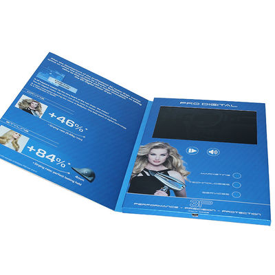 7 Inch LCD Video Greeting Card Custom Fashion Design With A5 Paper Digital Picture Frame