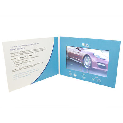 VIF Free Sample Magnetic switch graduations digital video brochure 7 inch  with A4 / A5 paper for business invitations