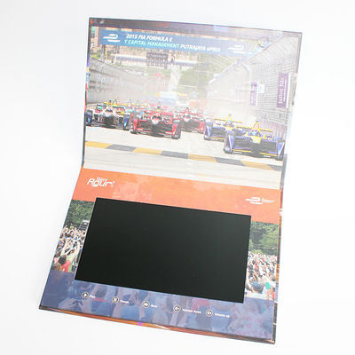 4C Full Color 10 Inch Video Brochure 13 Months Warranty For Business Invitations