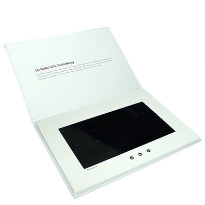 Lithium Battery 320-3500mA Video In Folder For Business Advertisement Video Brochure