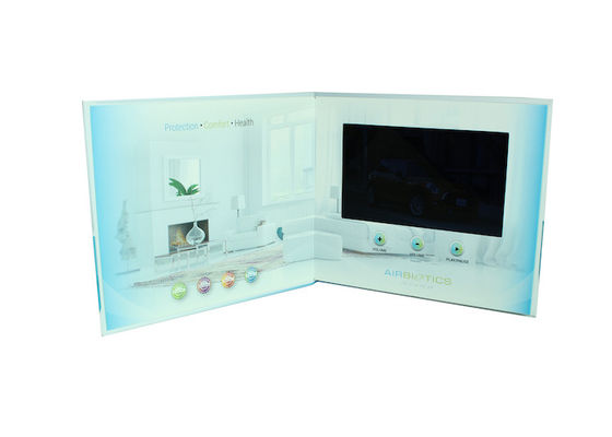 주문을 받아서 만드는 Lcd 비디오 카드, 광고를 위한 선전용 Lcd 초대장 인쇄