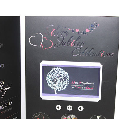 VIF 무료 샘플은 단추 기능 lcd 영상 명함 풀 컬러 디지털 방식으로 lcd 영상 우송자를 제한했습니다