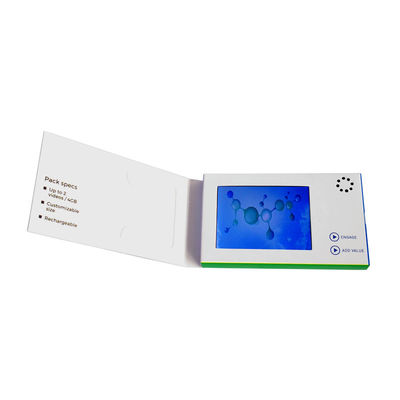 usb 포트 LCD 영상 명함 128MB-8GB 기억 CMYK/광택이 없는 박판 인쇄